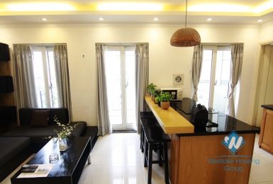 Modern one bedroom apartment for rent in Ba Dinh district, Ha Noi.